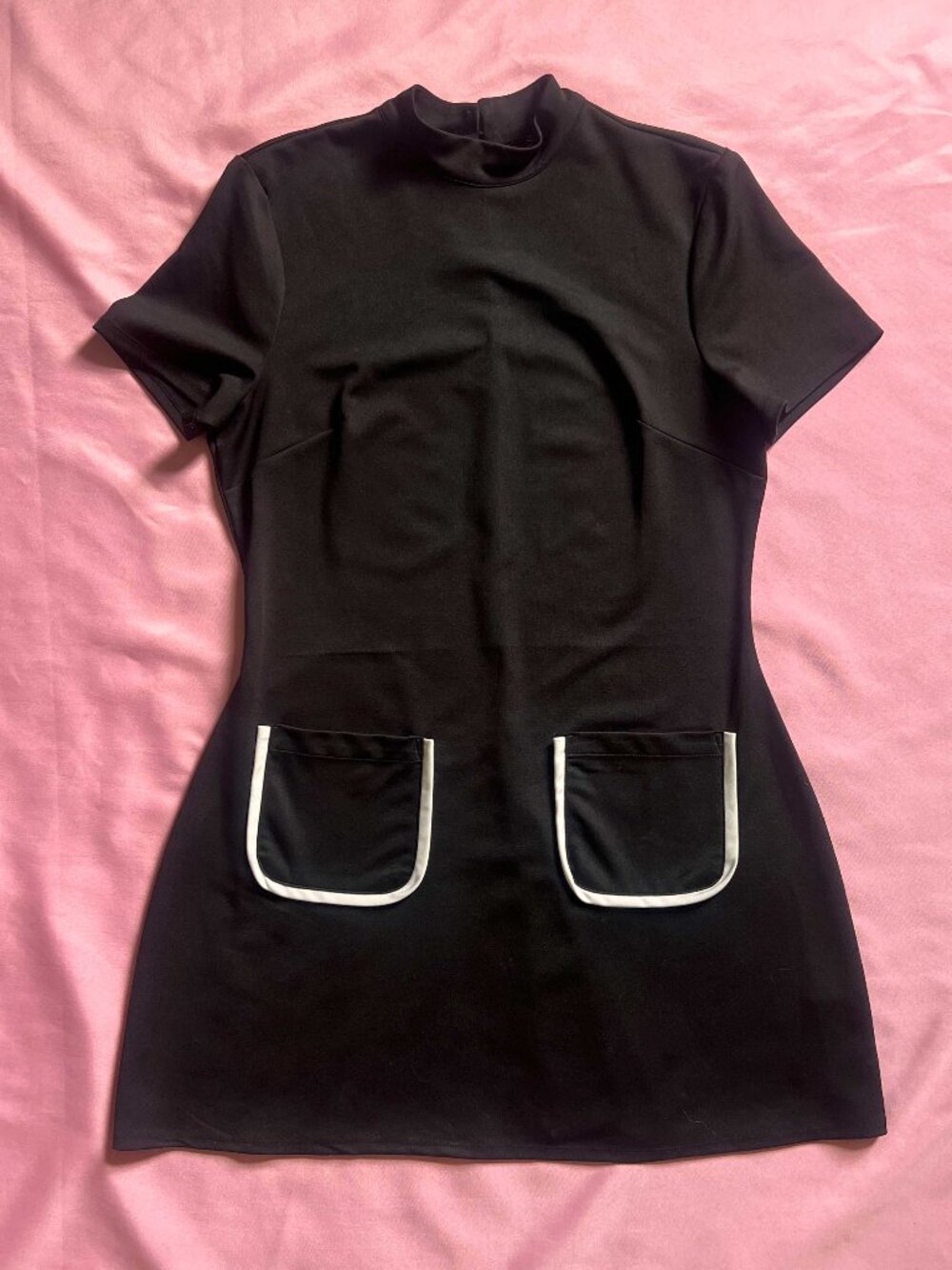 Smak Parlour Black Mod Mini Dress